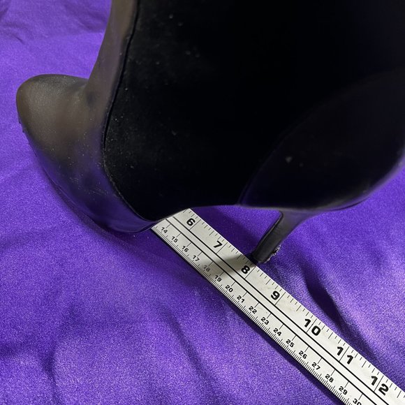 📌Colin Stuart Black Over the Knee Heeled Boots - Picture 11 of 15